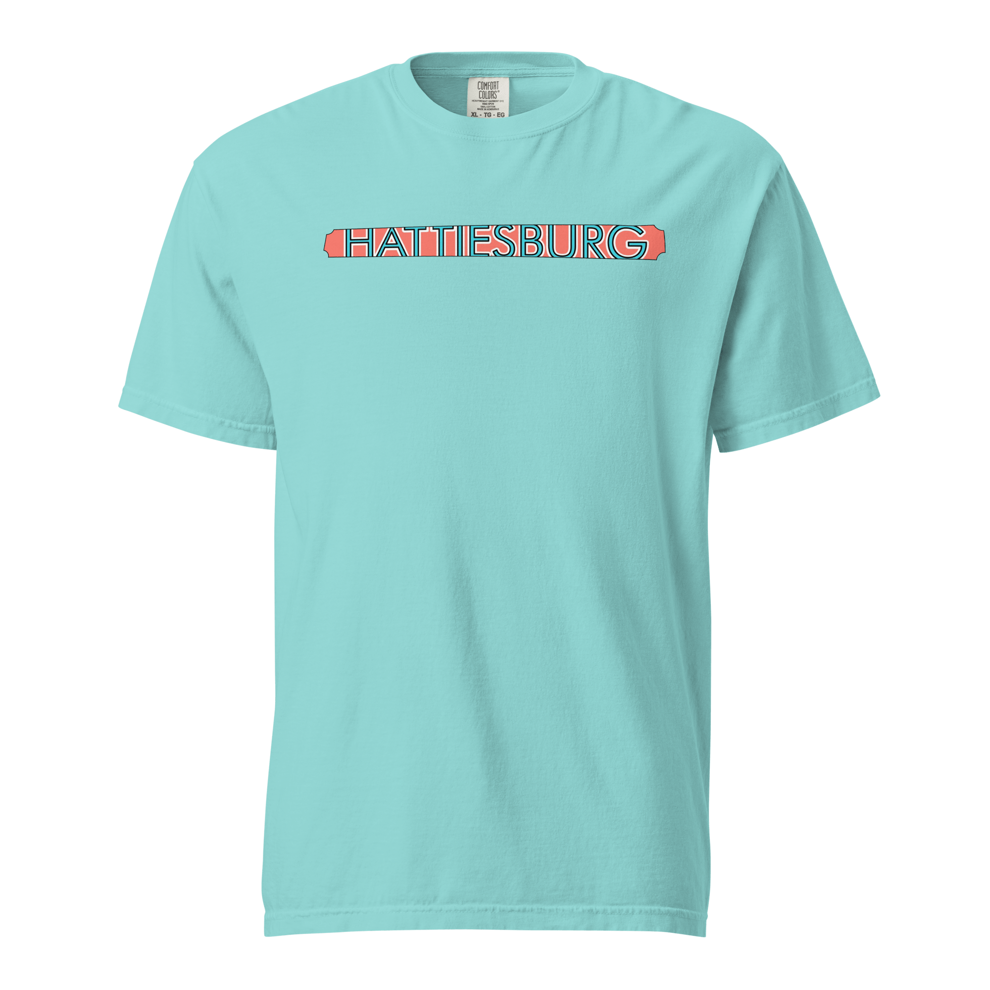 Hattiesburg Mississippi T-Shirt by Main Street Collective. The Hub City Collage Tee