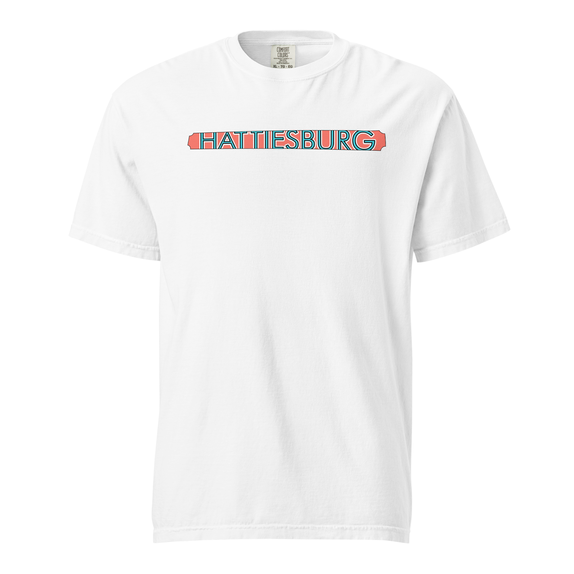 Hattiesburg Mississippi T-shirt - "The Hub City" Graphic Tee, Local Art by Leslie Gonze, Main Street Collective