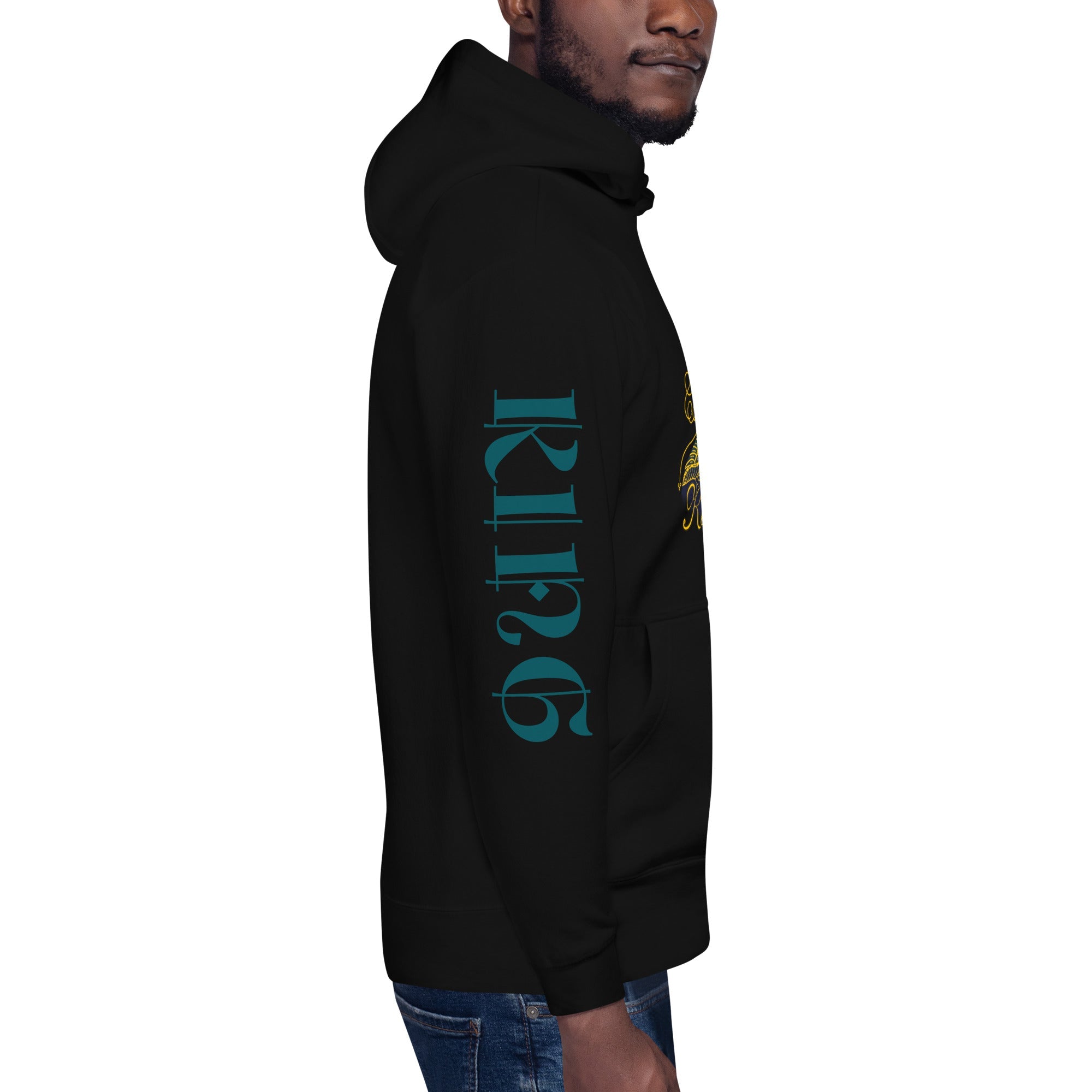 KING Black Long Sleeve Hoodie: Unisex Fashion Apparel