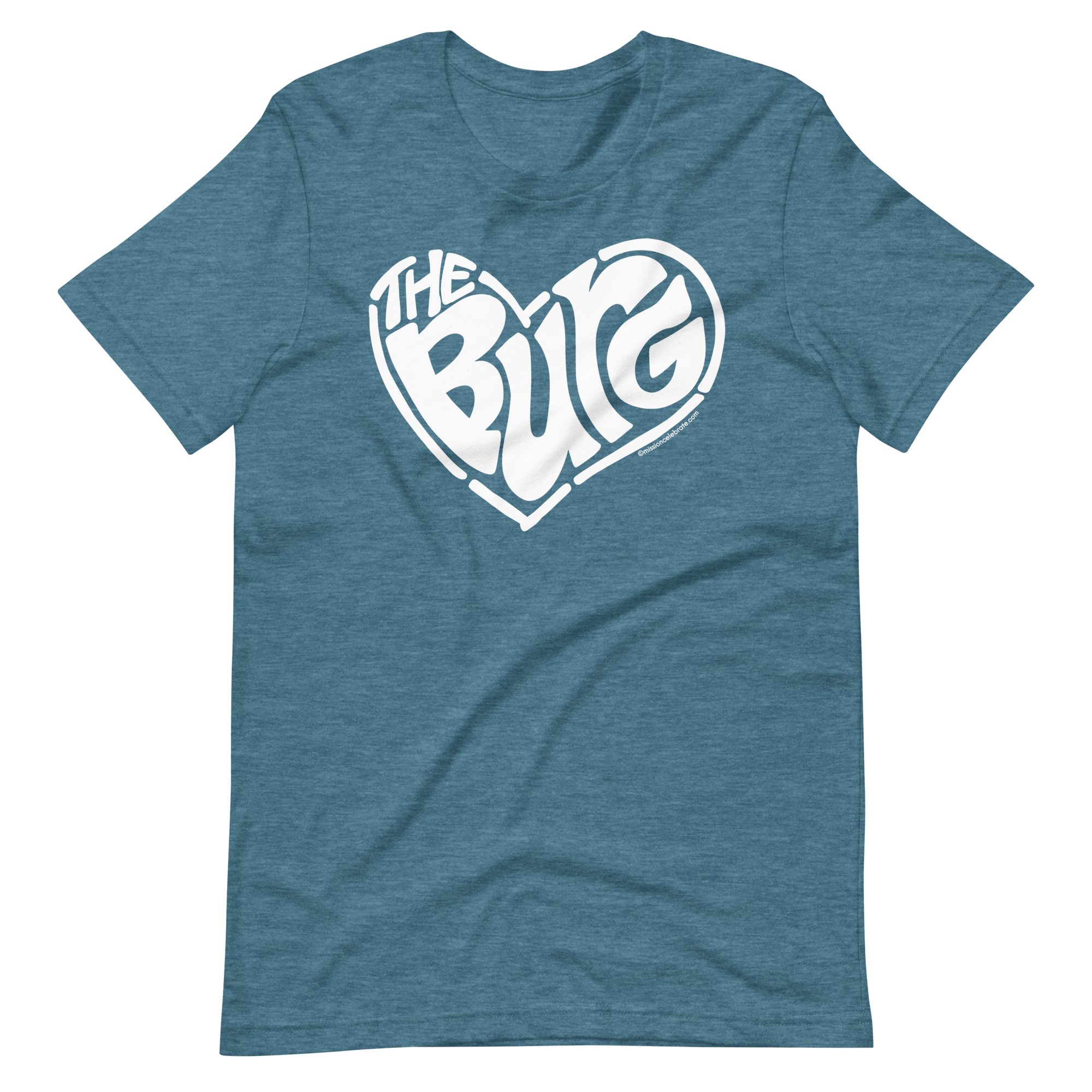 Hattiesburg The Burg Mississippi T-shirt - Heart Design Art by Leslie Gonce