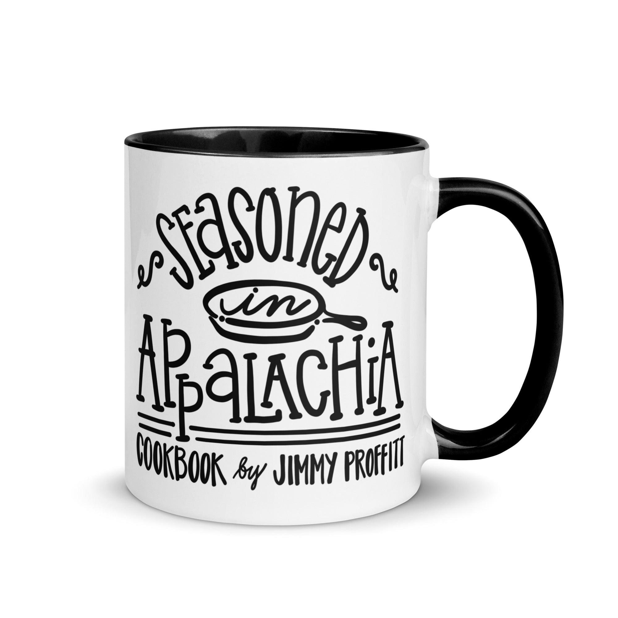 Seasoned in Appalachia Cookbook Mug - Jimmy Proffitt Cuisine Coffee Cup Gift