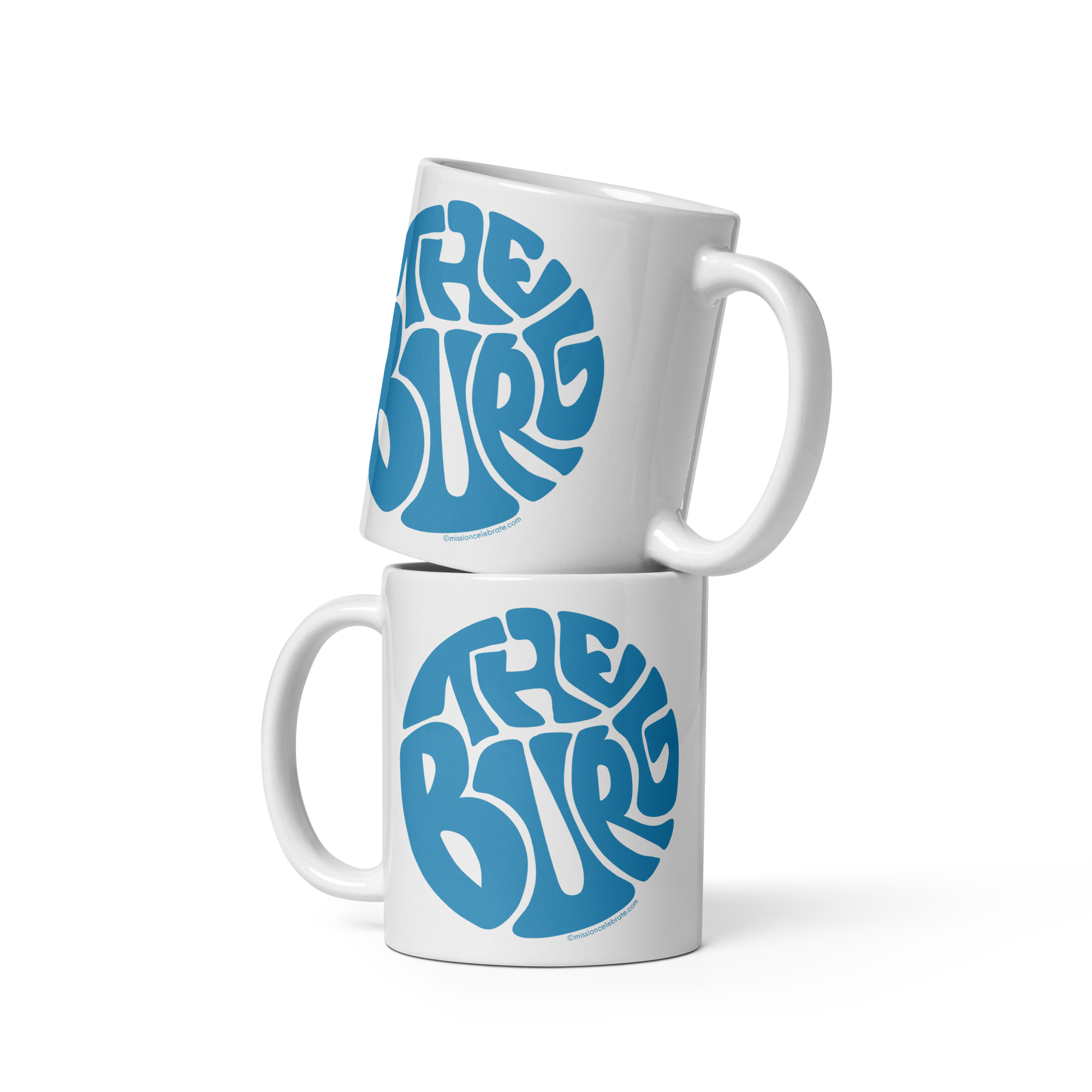 Hattiesburg The Hub City "The Burg" Handlettered Art by Mississippi Artist Leslie Gonce Ceramic Mug (11oz or 15oz white mug)