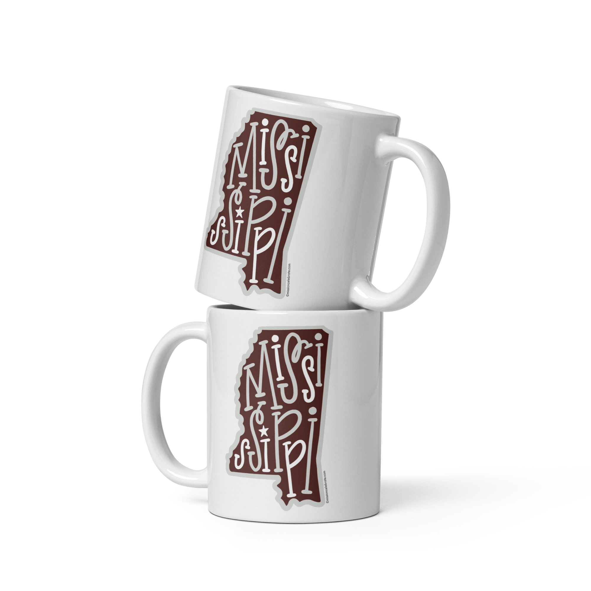 Mississippi Mug - Ceramic Coffee Mug with Hand-drawn "Mississippi" Lettering - Gift Idea
