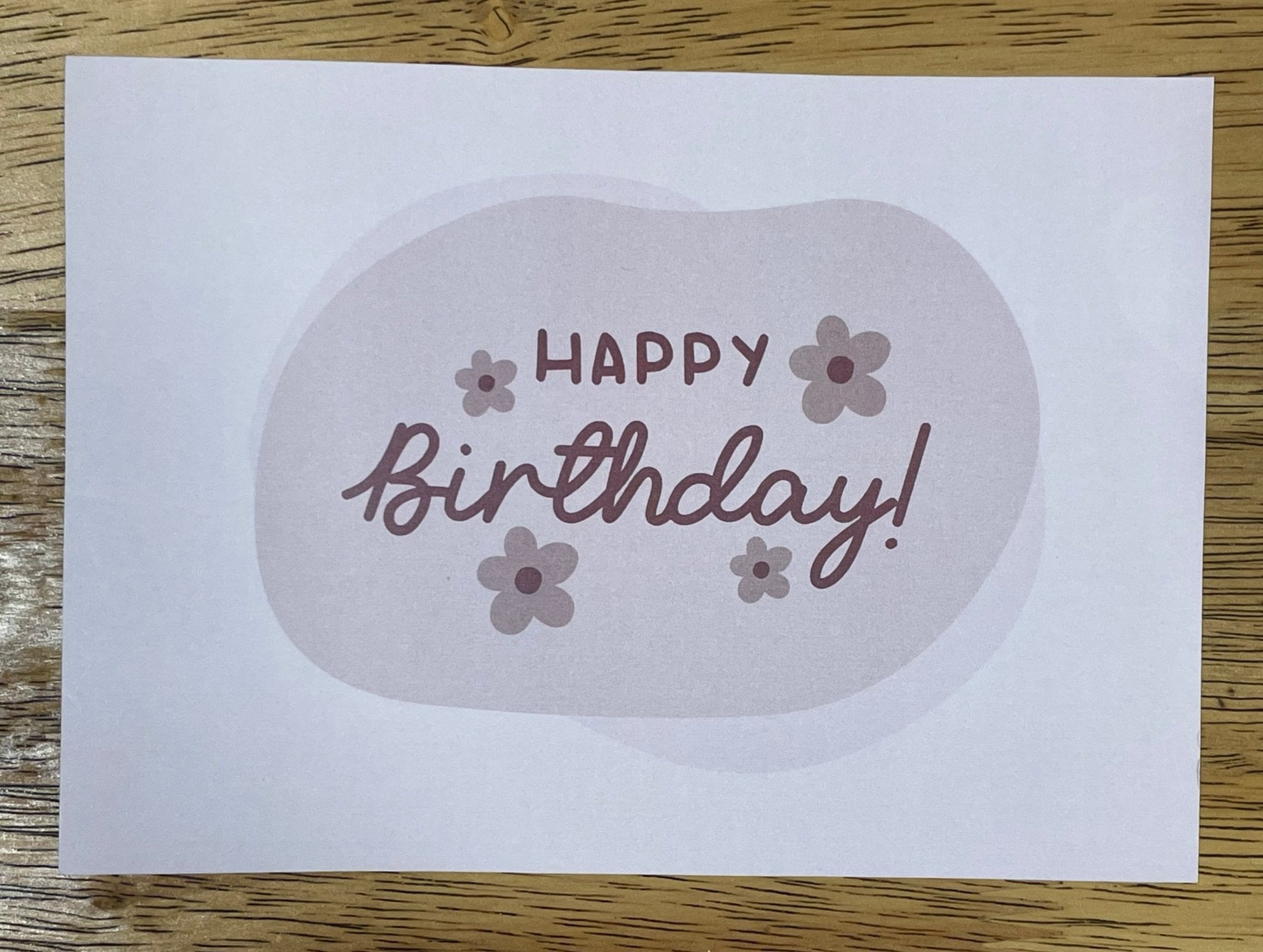Warm Neutral Birthday Card Set